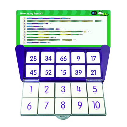 THINK IT THROUGH Self-Correcting Learning System Tiles MATH 1 Set - Discovery Toys
