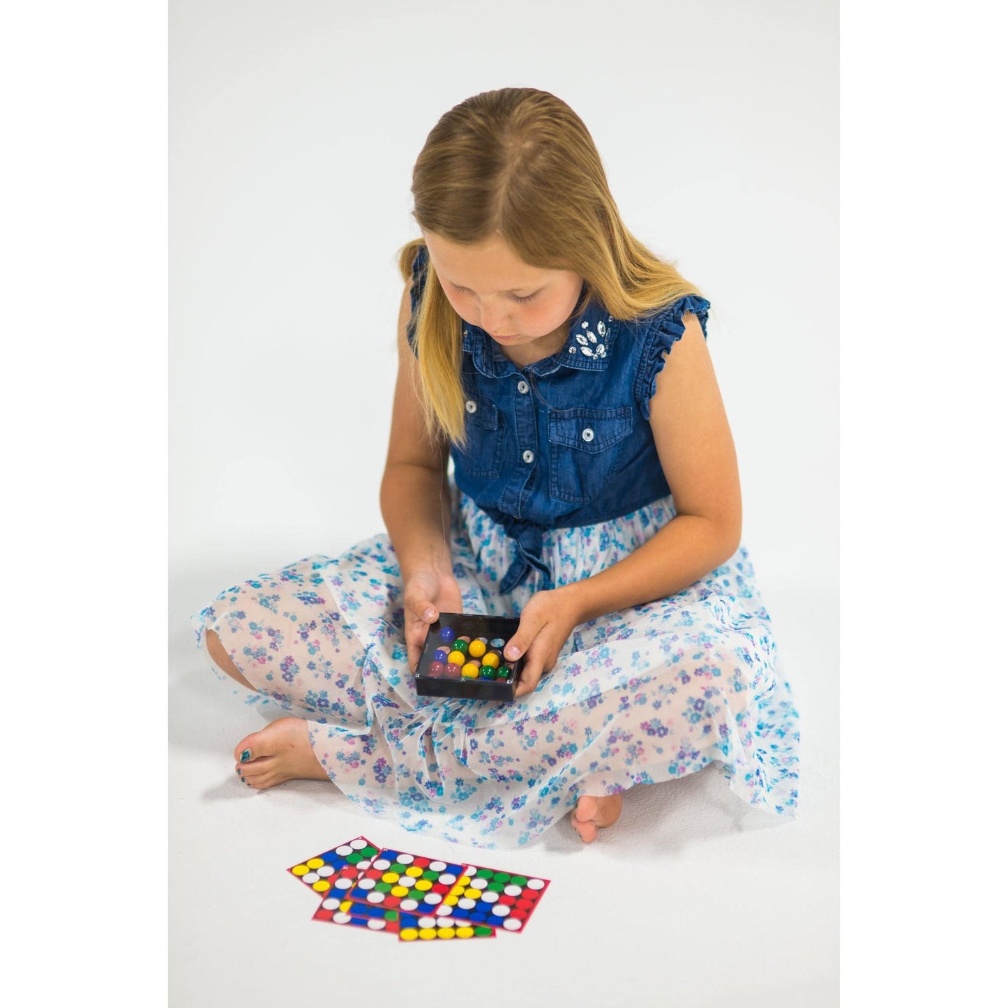 TRICKY FINGERS Marble Race Fidget Toy Game Challenge - Discovery Toys