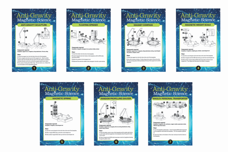 ANTI-GRAVITY MAGNETIC SCIENCE Experiment Kit - Discovery Toys