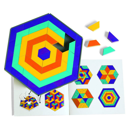 MOSAIC MYSTERIES Design Pattern Mosaic Puzzle - Discovery Toys