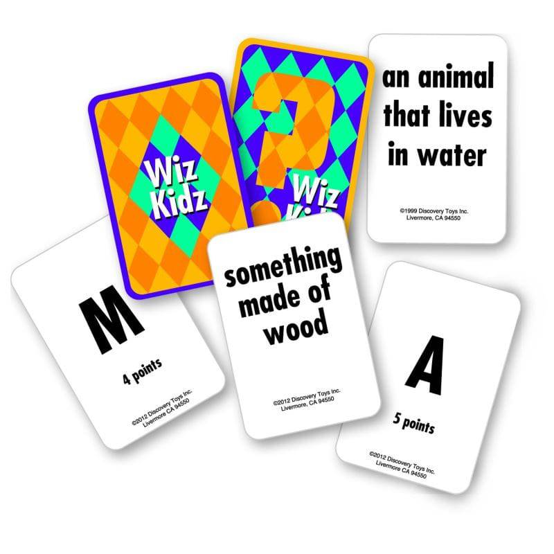 WIZ KIDZ Word Family Card Game - Discovery Toys