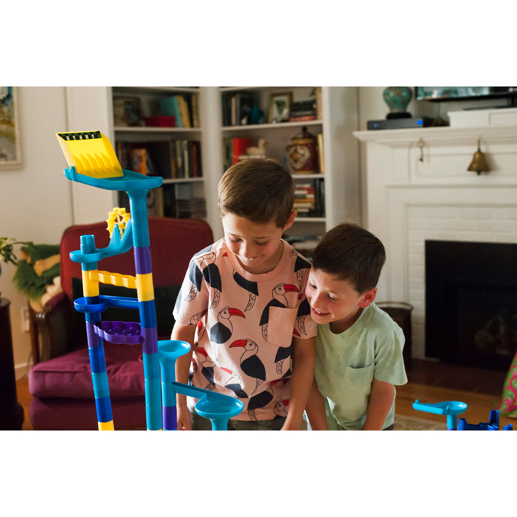 MARBLEWORKS ULTRA GRAND PRIX SET Racing Marble Run Discovery Toys
