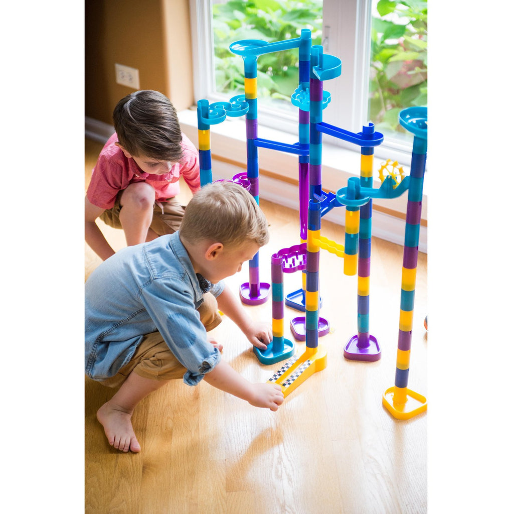 MARBLEWORKS ULTRA GRAND PRIX SET Racing Marble Run Discovery Toys