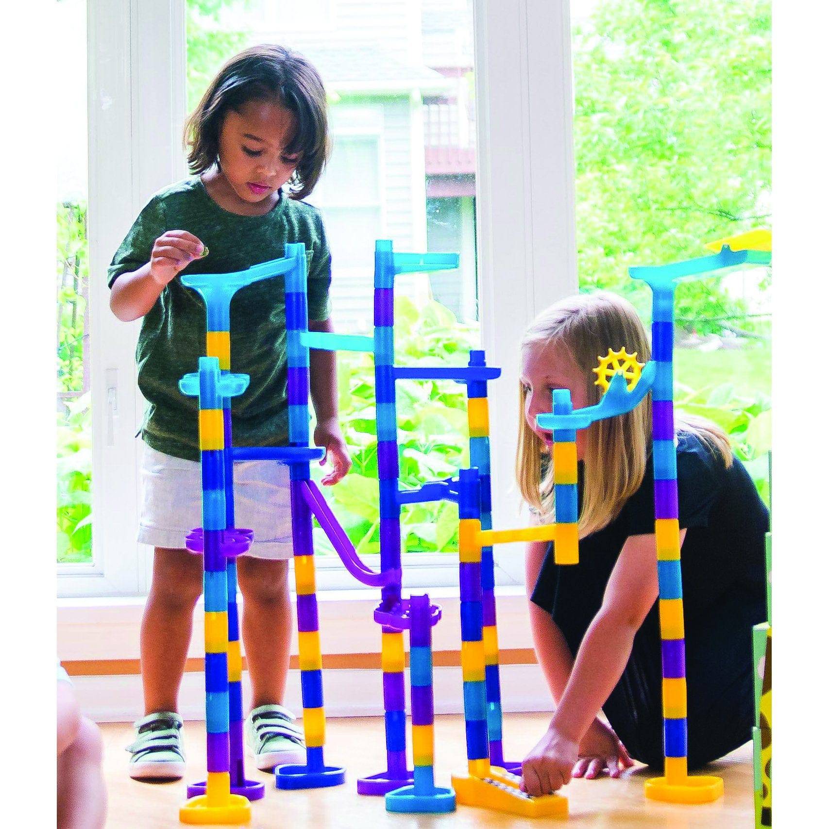 MARBLEWORKS ULTRA GRAND PRIX SET Racing Marble Run Track - Discovery Toys