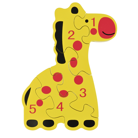 ZOO PUZZLE – Giraffe 3D Wood Chunky Puzzle