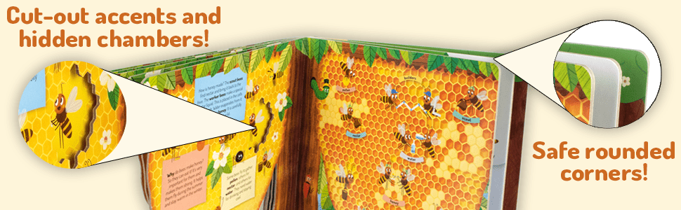 BEEHIVE Interactive Science Book for Preschool 3 Years & Up - Discovery Toys
