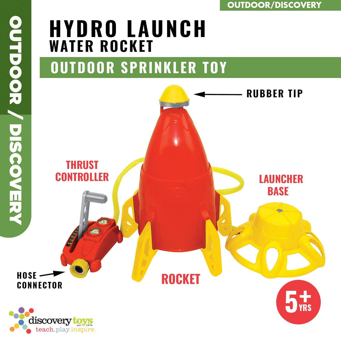 HYDRO LAUNCH Outdoor Water Sprinkler Toy - Discovery Toys