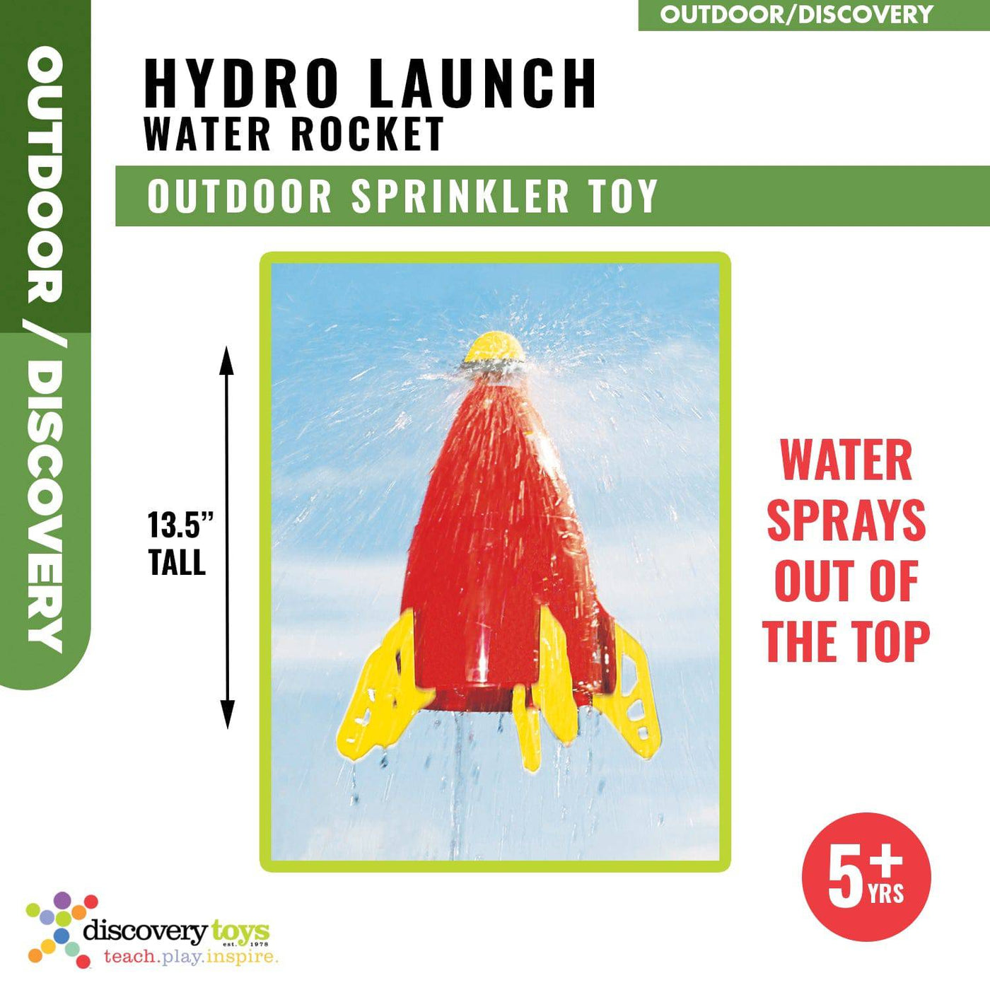 HYDRO LAUNCH Outdoor Water Sprinkler Toy - Discovery Toys
