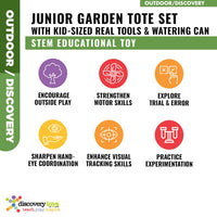 JR. GARDEN TOTE & KIds Tool Set - Discovery Toys