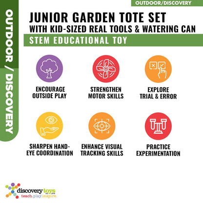 JR. GARDEN TOTE & KIds Tool Set - Discovery Toys