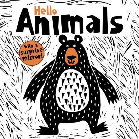 HELLO ANIMALS Newborn Infant Board Book - Discovery Toys