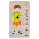 BODY AMAZING – Boy Wooden Layered Puzzle