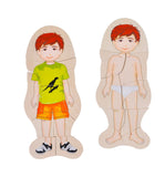 BODY AMAZING – Boy Wooden Layered Puzzle