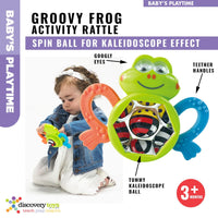 GROOVY FROG Newborn Infant Sensory Toy - Discovery Toys