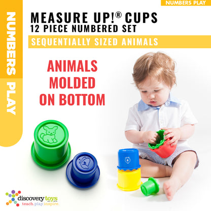 MEASURE UP! CUPS Stacking Cups Educational Toy - Discovery Toys