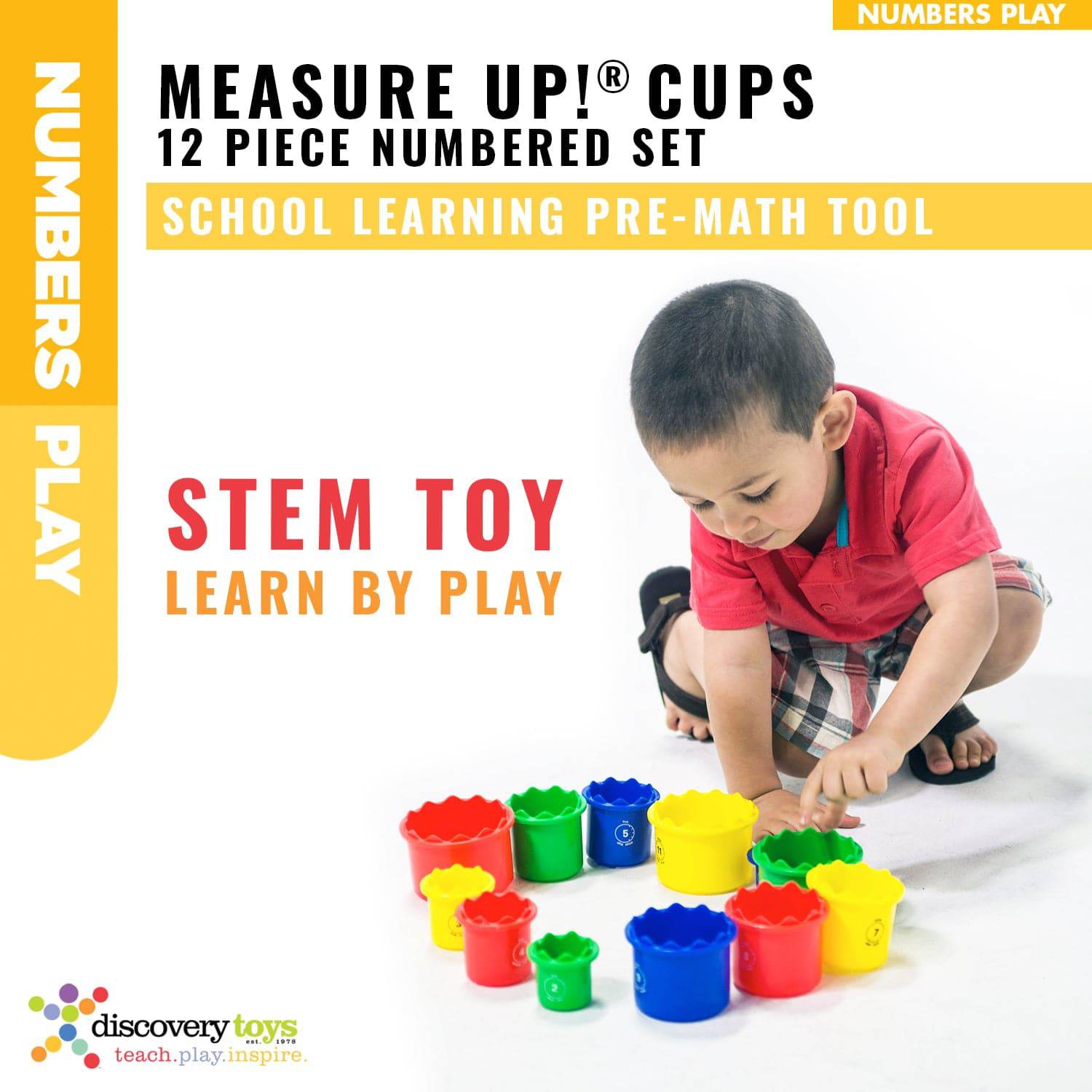 MEASURE UP! CUPS Stacking Cups Educational Toy - Discovery Toys