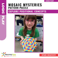 MOSAIC MYSTERIES Design Pattern Mosaic Puzzle - Discovery Toys