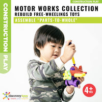MOTOR WORKS DIY Take Apart Toy Vehicles Drill Set - Discovery Toys