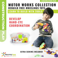 MOTOR WORKS DIY Take Apart Toy Vehicles Drill Set - Discovery Toys