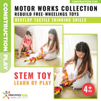 MOTOR WORKS DIY Take Apart Toy Vehicles Drill Set - Discovery Toys