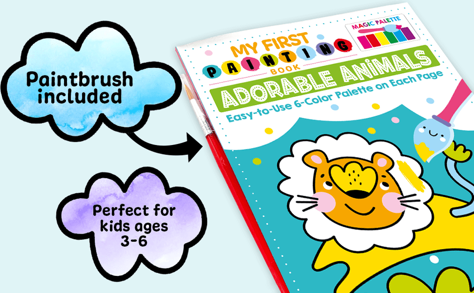 MY FIRST PAINTING BOOK – Adorable Animals - Discovery Toys