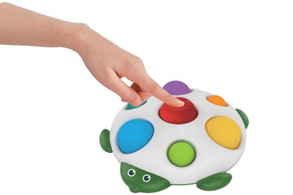 SENSORY POPS TURTLE - Newborn Infant Push Pop Educational Toy - Discovery Toys