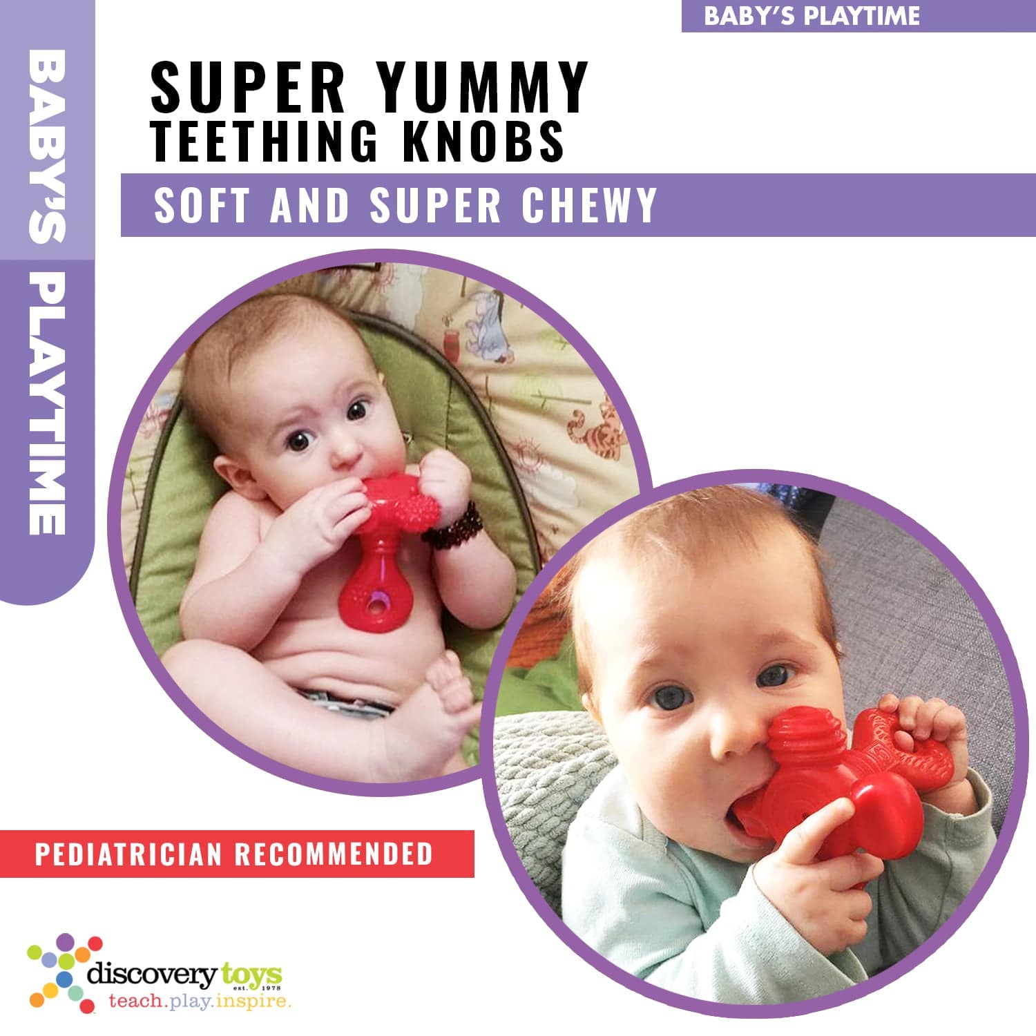 SUPER YUMMY Infant Teething Toy - Discovery Toys