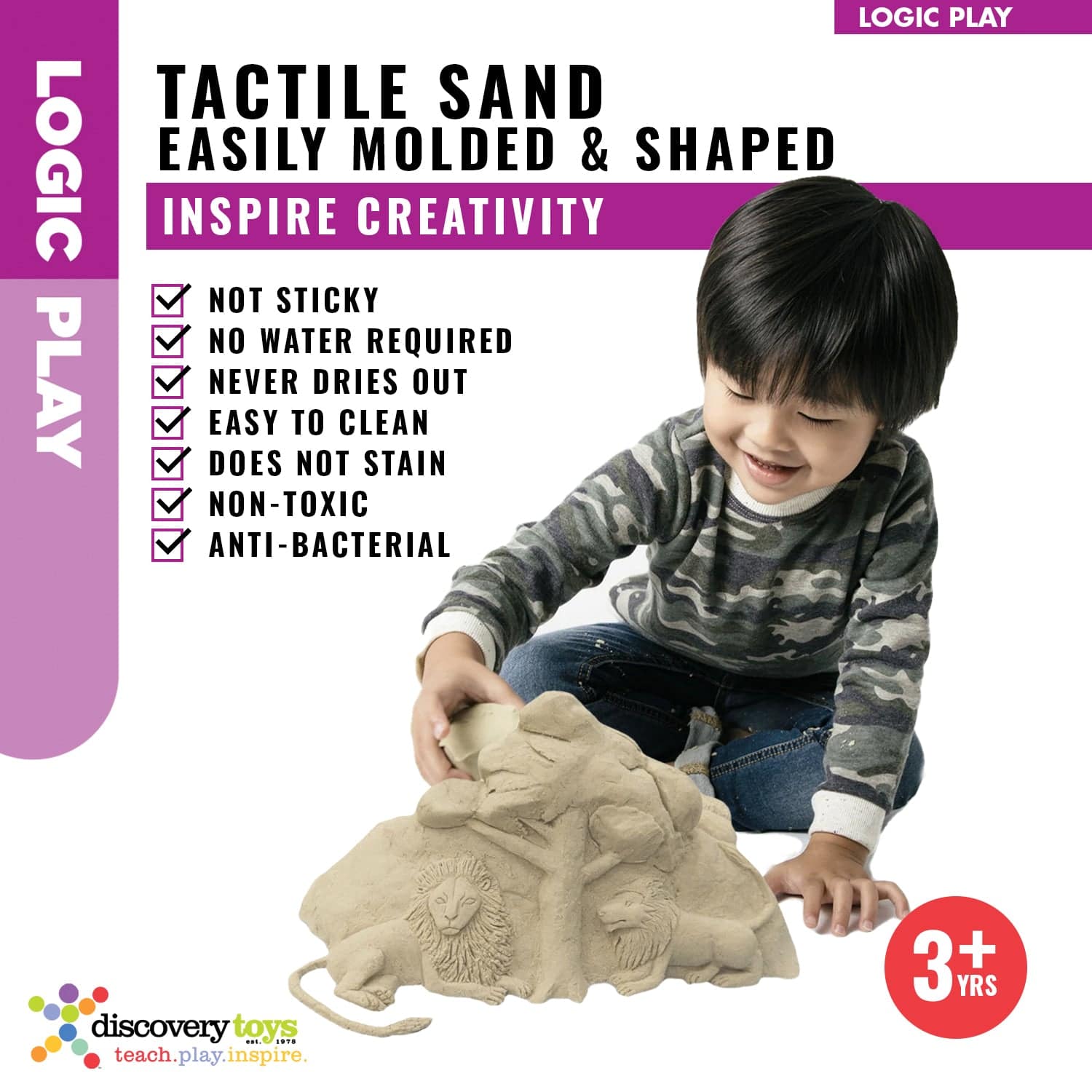 TACTILE SAND Magic Sensory Kinetic Sand - Discovery Toys