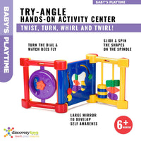 TRY-ANGLE Foldable Newborn Baby Activity Center - Discovery Toys