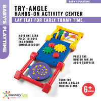 TRY-ANGLE Foldable Newborn Baby Activity Center - Discovery Toys