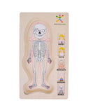 BODY AMAZING – Girl Wooden Layered Puzzle